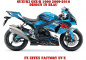 Preview: Beispiel Bild für die Farben, EV-X Blau für Suzuki GSX-R 1000 2009-2016